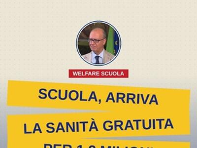 Scuola, arriva la sanità gratuita per 1,2 milioni di lavoratori: la firma del ministero apre una stagione di welfare senza precedenti