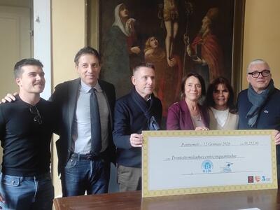 Distribuiti i fondi raccolti con La partita del Cuore a Pontremoli