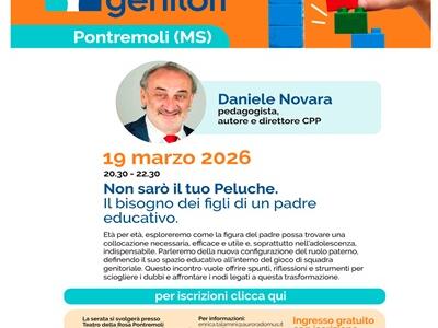 Daniele Novara, pedagogista e scrittore, sarà a Pontremoli per parlare del difficile ruolo di padre oggi. Appuntamento per giovedì 19 marzo al Teatro della Rosa