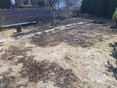 Brucia sterpaglie e scatena un incendio: paura a Fivizzano