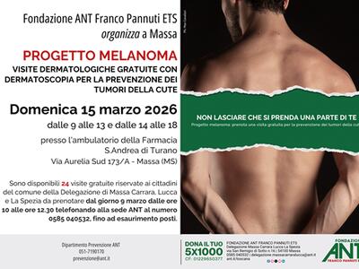 Fondazione ANT prevenzione oncologica progetto melanoma