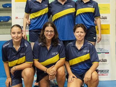 Usd Apuania Carrara Tennistavolo vince il girone dei play-out e conquista la salvezza in Serie A2 femminile