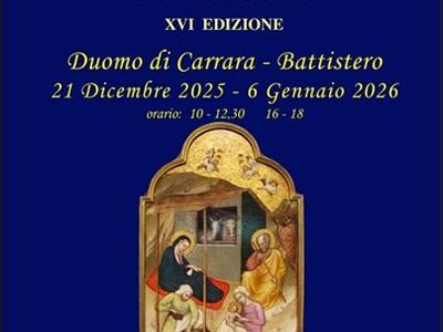 16^ Mostra dei Presepi di Fidapa nel Battistero del duomo di Carrara