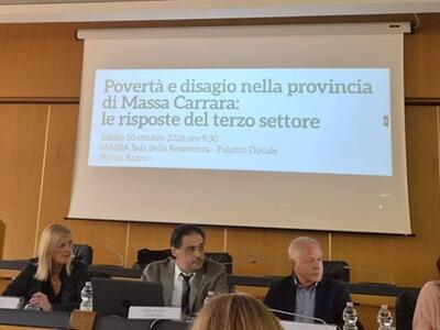Povertà e disagio sociale: la Provincia di Massa-Carrara presente al convegno promosso da Cesvot a Palazzo Ducale
