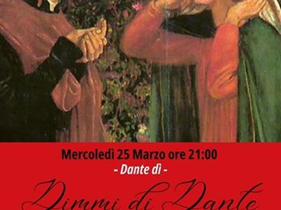 "Dimmi di Dante" di Matteo Procuranti al Fuori Luogo di Carrara il 25 marzo per celebrare il Dantedì