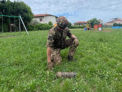 Neutralizzata dagli artificieri del 2° Reggimento  Pontieri di Piacenza una granata della seconda guerra mondiale ritrovata a Massa