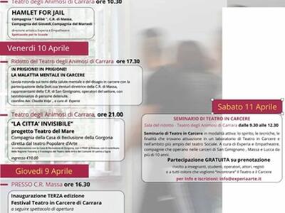 'Passaggi' a Carrara la terza edizione del Festival di Teatro in Carcere