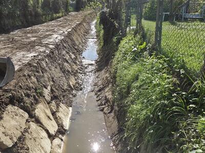 Canale di Monteverde, rimodellata la sezione: intervento a Fossone