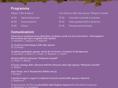XII Convegno “Maria Ansaldi” a Pian della Fioba Una giornata dedicata alla gestione, conservazione e divulgazione del patrimonio naturale e culturale delle Alpi Apuane