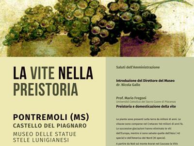 Conferenza del professor Mario Fregoni e  di Pierpaolo Lorieri nell&#039;ambito della Mostra &quot;L&#039;uomo e le piante nel tempo&quot; al Museo delle Statue Stele di Pontremoli