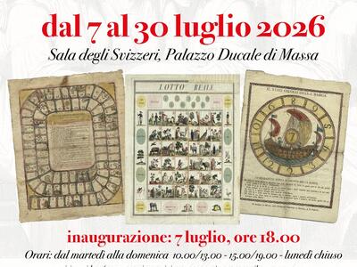 "Giochi di carta": inaugura il 7 luglio a Massa la mostra dedicata agli antichi giochi e alle stampe della Civica Raccolta “Achille Bertarelli” del Castello Sforzesco di Milano