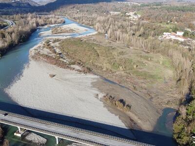Concluso intervento sul Magra a Tresana, rimosse le piante lungo l&#039;alveo e ridotto il rischio
