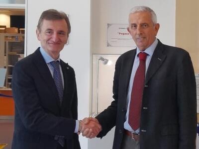 Il Prefetto di Massa Carrara Gaetano Cupello in visita all'ospedale Apuane