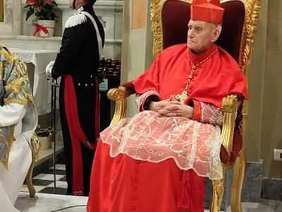 Il Cardinale Ernest Simoni ad Albiano Magra per la Festa della Madonna della Salute