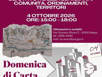 Archivio di Stato di Massa: San Francesco e Domenica di Carta
