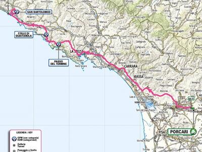 Passaggio del Giro d'Italia mercoledì 20 maggio: prevista la chiusura di alcune scuole e divieto di transito dalle 11.30 alle 14 lungo la statale Aurelia