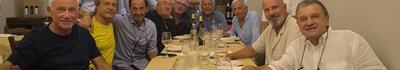 Cena dei ricordi per i giocatori della U.S. Carrarese Beretti a 50 anni dall'impresa sfiorata nel 1976