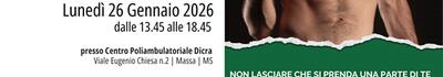 Progetto Testicolo: visite di prevenzione gratuita  a Massa Carrara il 26 gennaio con fondazione Ant
