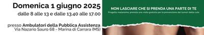 Torna a Marina di Carrara “Progetto Melanoma Gratuito” della Fondazione ANT Italia Onlu