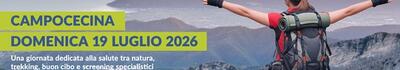 Mangialonga della Prevenzione: domenica 19 luglio trekking, natura e visite gratuite a Campocecina