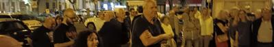 Politeama, l&#039;inizio della fine: flash mob di Avenza Si R-Esiste in piazza Matteotti per segnalare i molti nodi del degrado della città