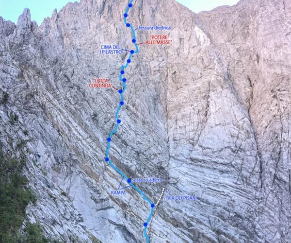 Alpinista fa un volo di 35 metri sul Pizzo d'Uccello dopo una frana e resta cosciente:  in corso l'intervento di soccorso