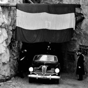 Inaugurazione traforo Monte Pelato. 16 marzo 1958