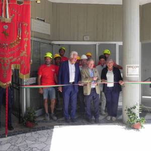 taglio del nastro al polifunzionale