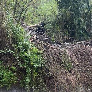 Frana sulla Strada Statale delle Lame 4