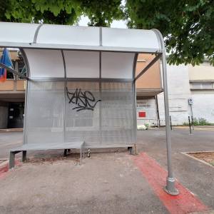 Pensilina fronte Zaccagna