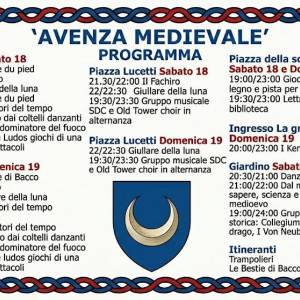 programma avenza medievale 26