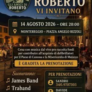 Serata Rock per Roberto a Montereggio