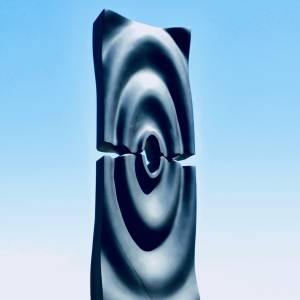 Genesis (Mindscape- K), cm89(h)x31x15, Belgian black marble, 2010 2